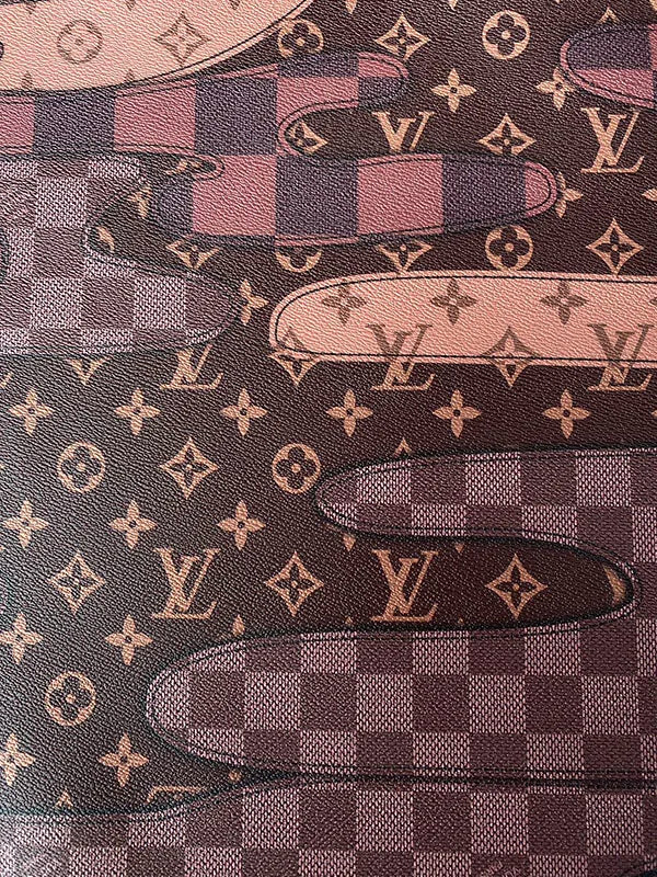 Brown Louis Vuitton Bag Leather for Custom DIY Projects