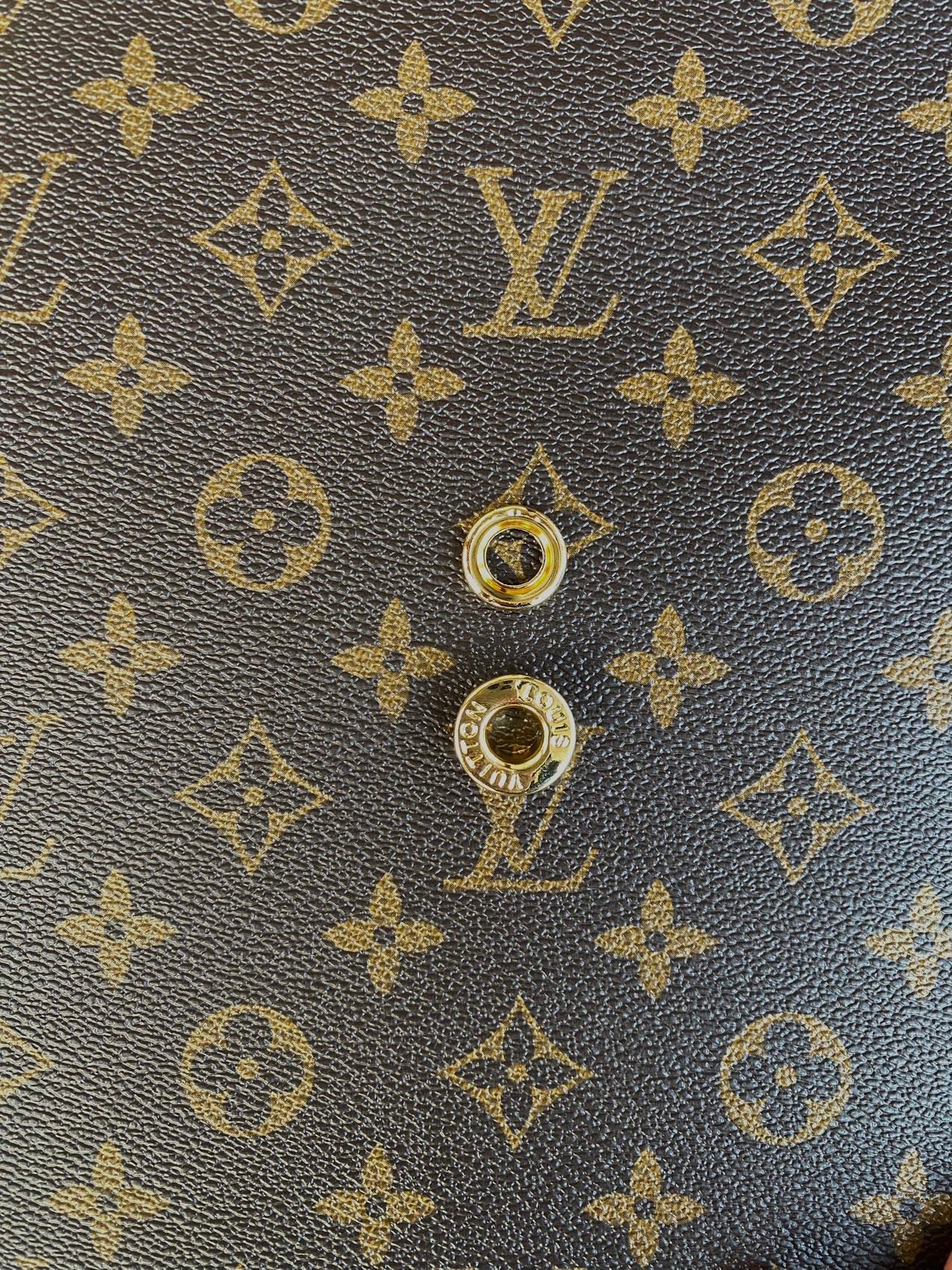 Golden LV Louis Vuitton Eyelet Bag Accessory for Custom Bag Repair DIY