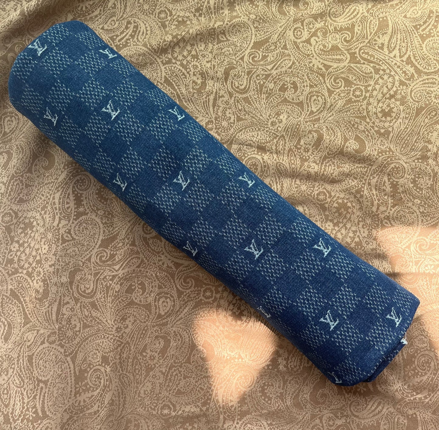 Dark Blue Denim LV Fabric
