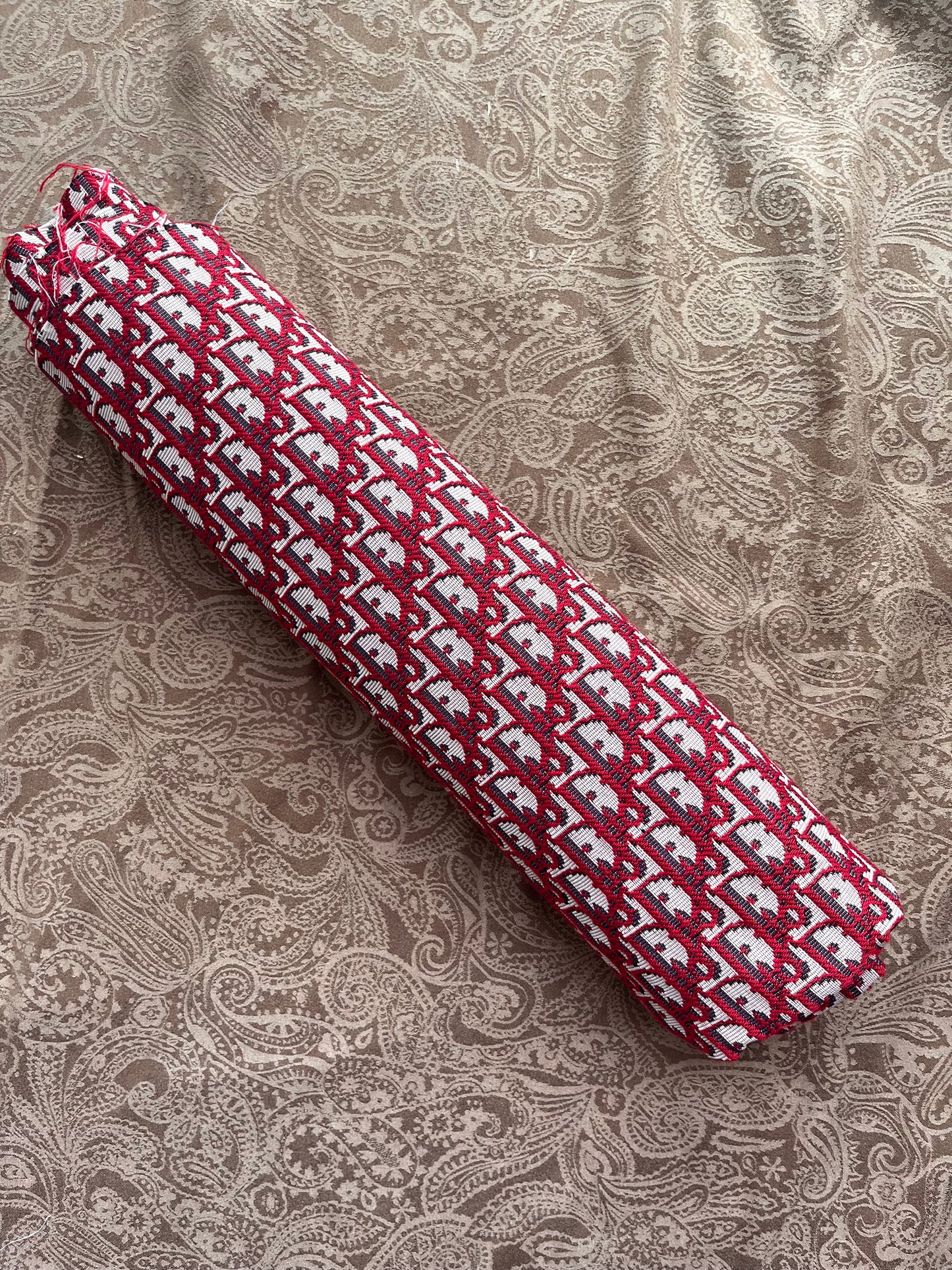 Classic Dior Fabric Jacquard Designer for Shoe Custom and Bag Fabric sold by Yard