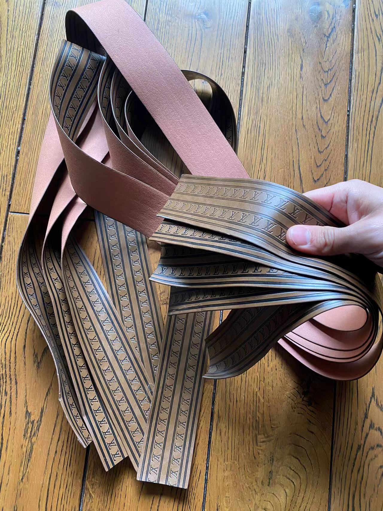 Brown LV Trunk Luggage Baggage Leather Strap for Sewing Bag Accessory