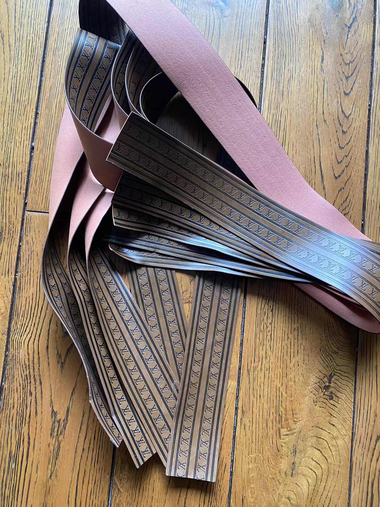 Brown LV Trunk Luggage Baggage Leather Strap for Sewing Bag Accessory