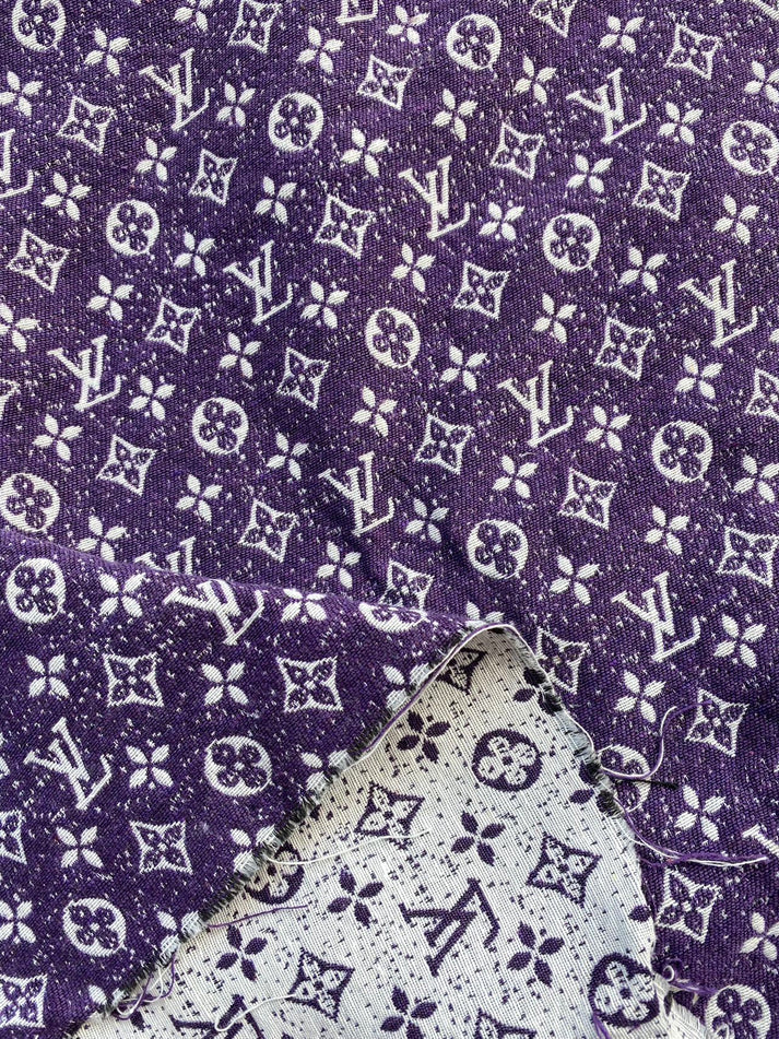Purple Chenille Upholstery Fabric for Beach Bag Sofa Furniture Car Upholstery Sold By Yard