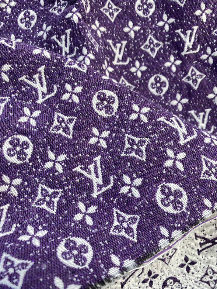 Purple Chenille Upholstery Fabric for Beach Bag Sofa Furniture Car Upholstery Sold By Yard