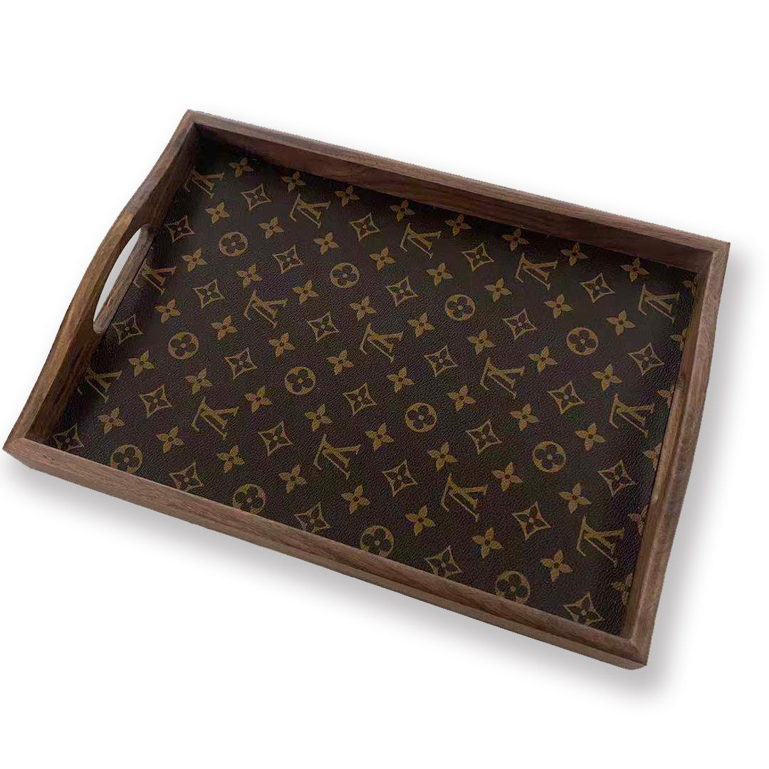 LV Wooden Tray