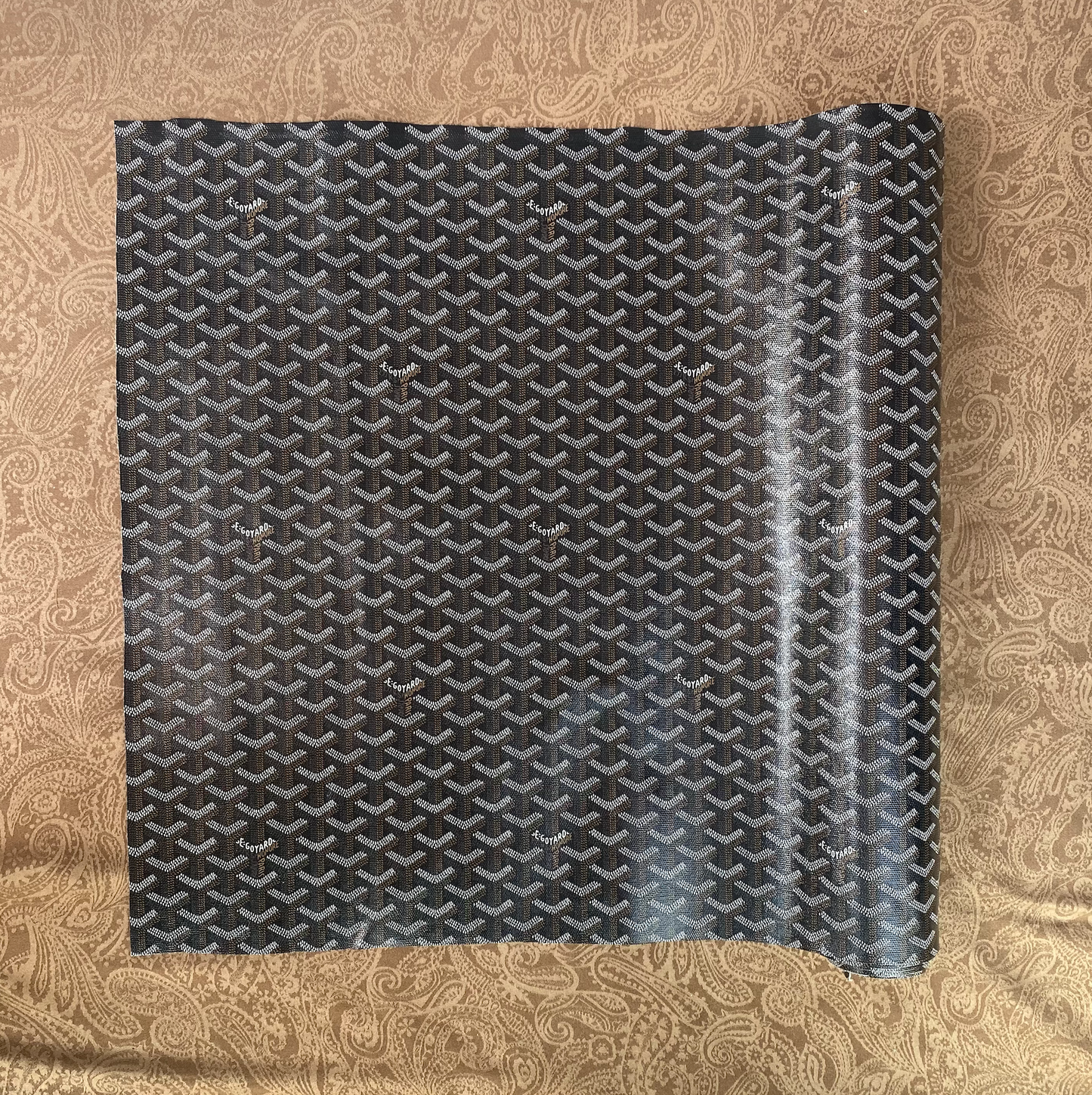Best Quality Original Goyard Leather Fabric for Bag Shoes Custom by Yard