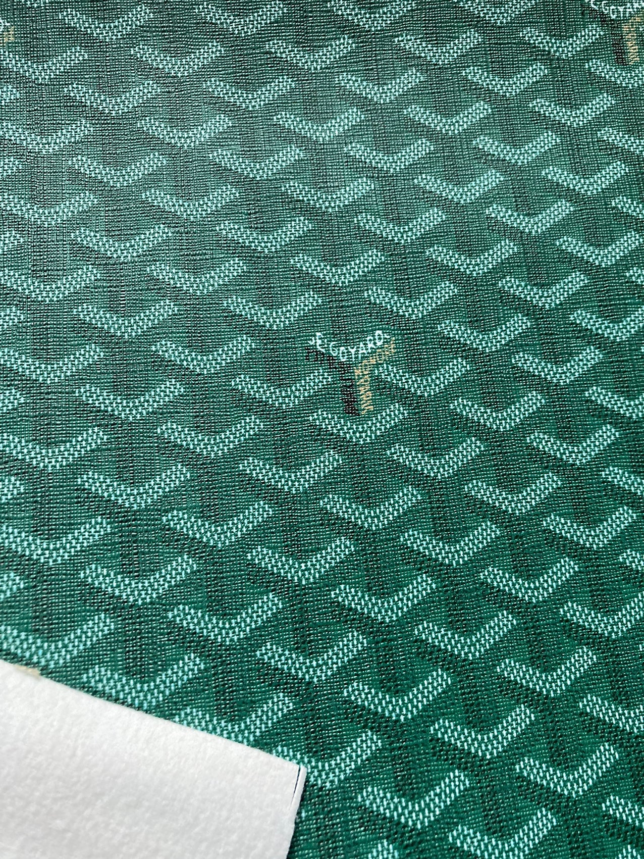 Dark Green Goyard Vinyl for Custom Sneakers Air Force One
