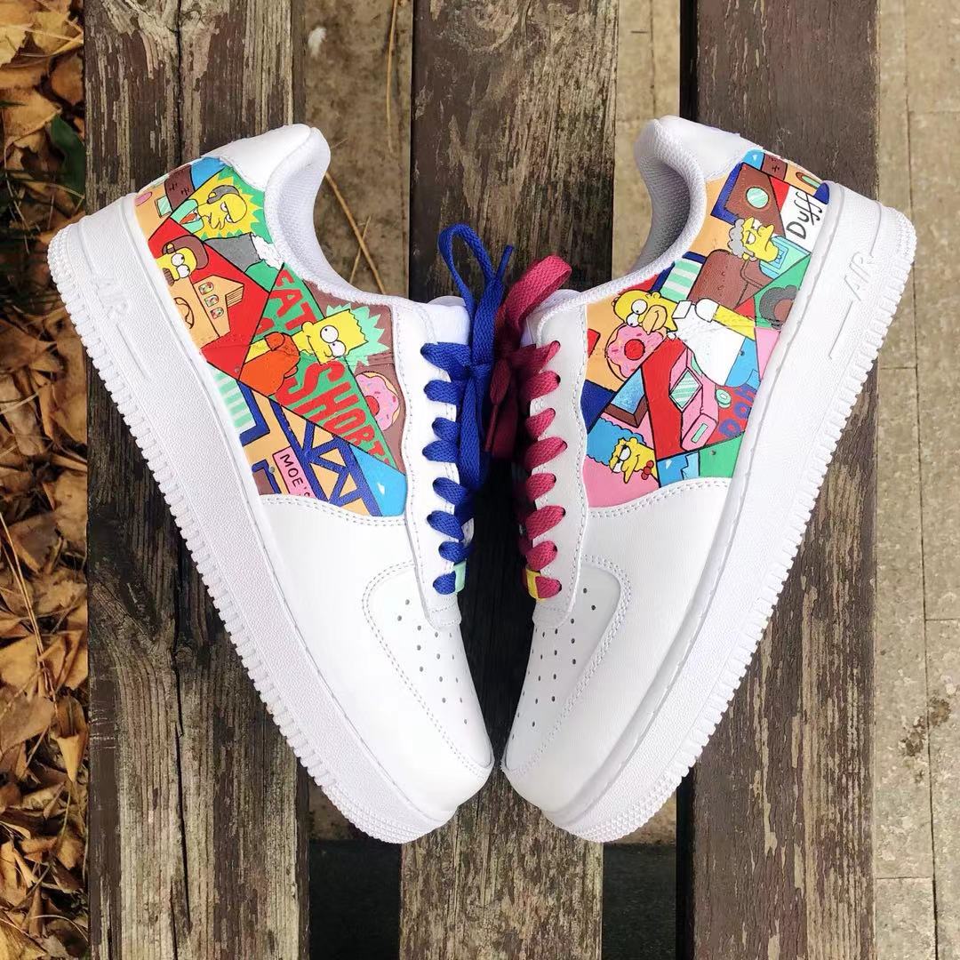 Air Force 1 Low Custom Painted Shoes