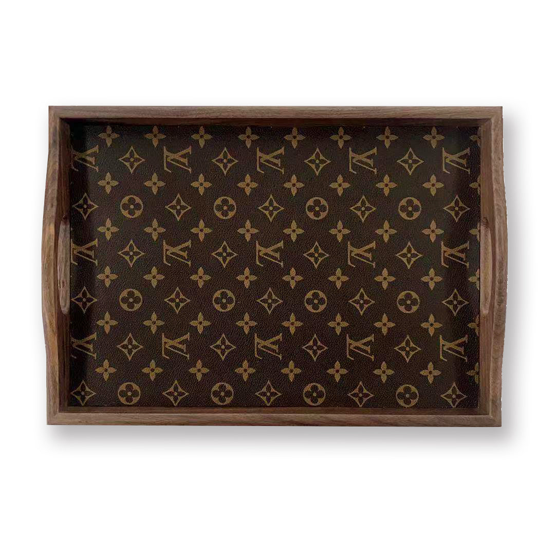 LV Wooden Tray