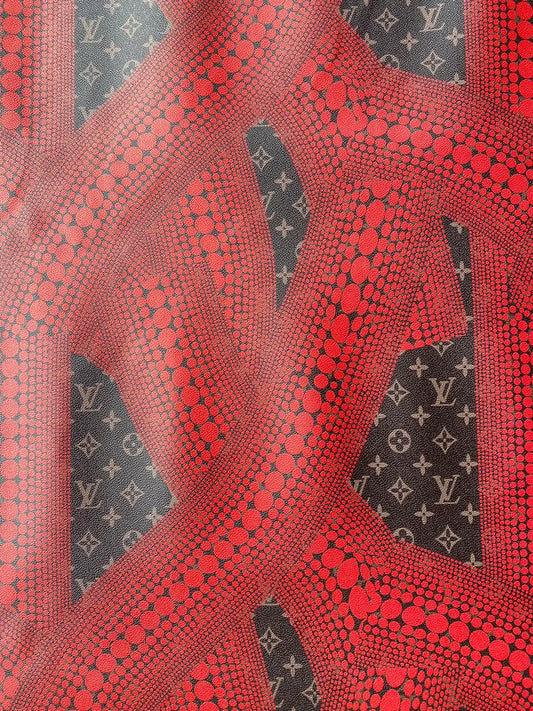 Louis Vuitton Yayoi Kusama Leather Materials for Handmade Custom Bag Sewing Upholstery