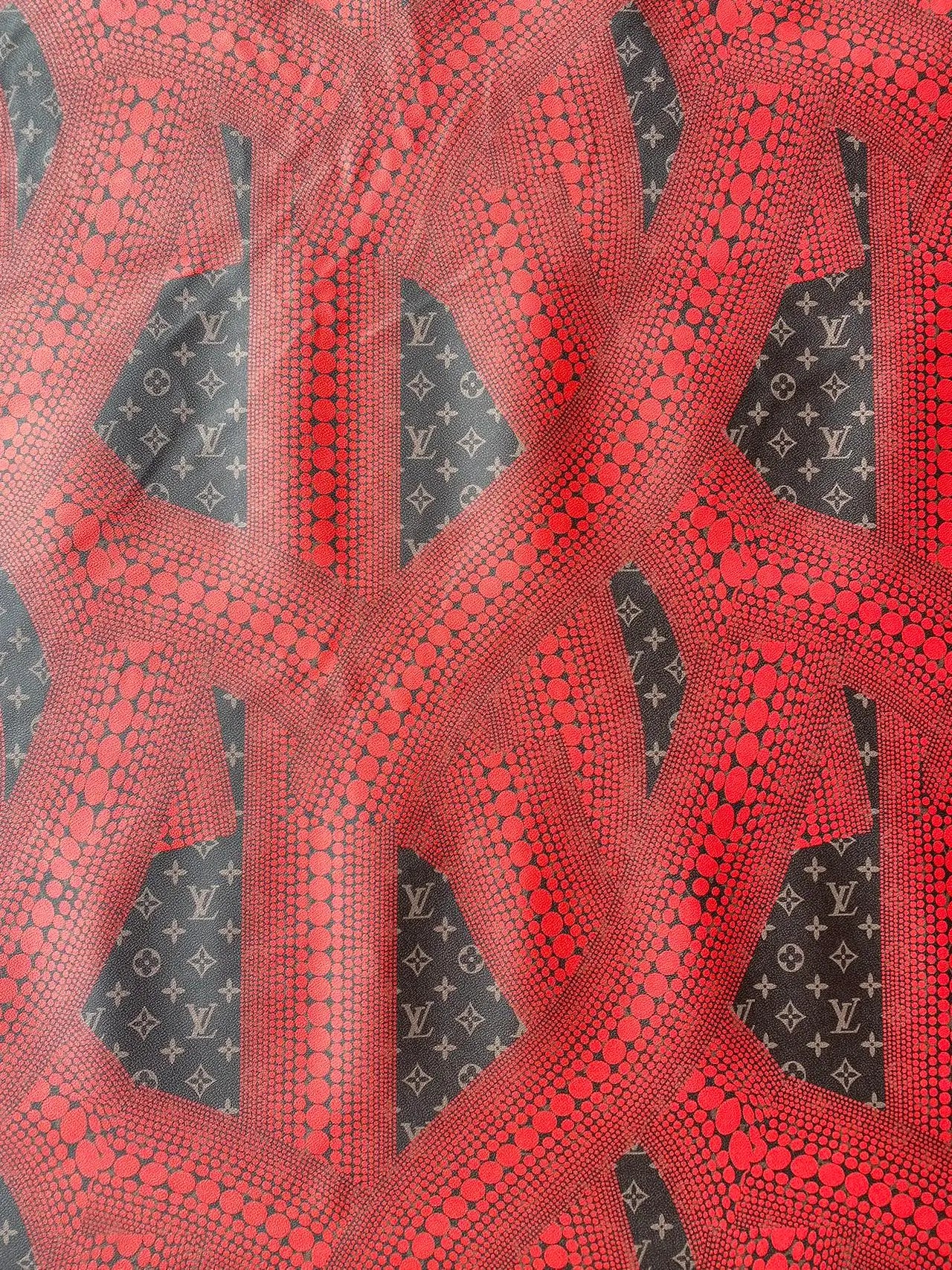 Louis Vuitton Yayoi Kusama Leather Materials for Handmade Custom Bag Sewing Upholstery