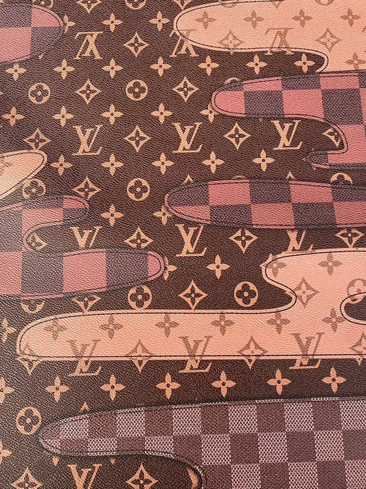Brown Louis Vuitton Bag Leather for Custom DIY Projects