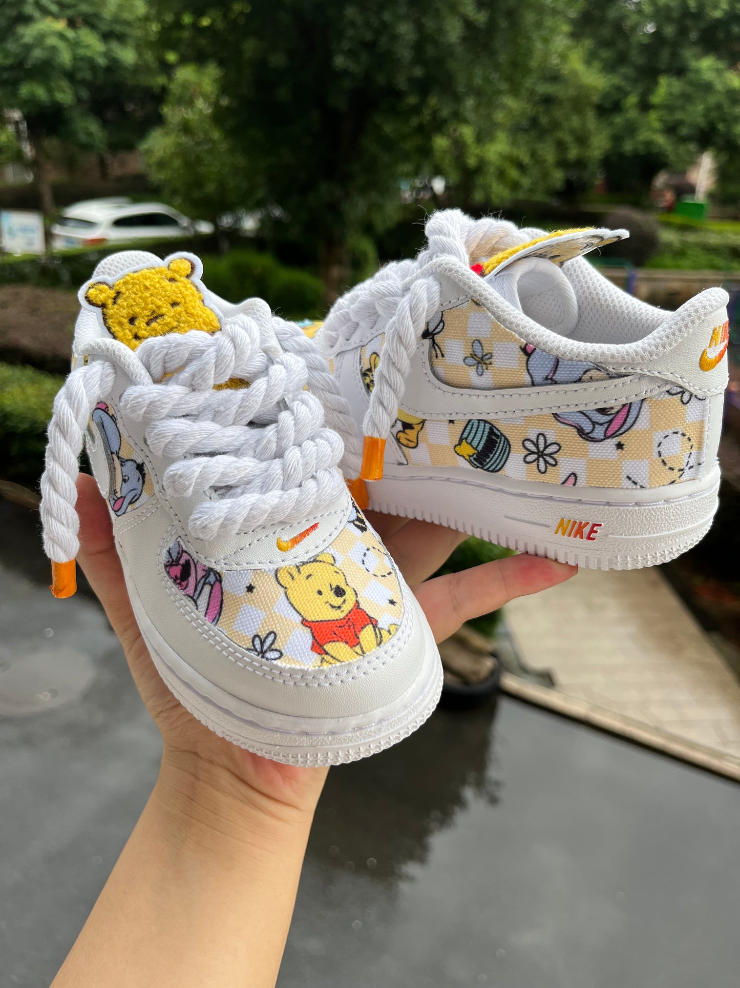 Winnie the Pooh Air force1 custom shoes