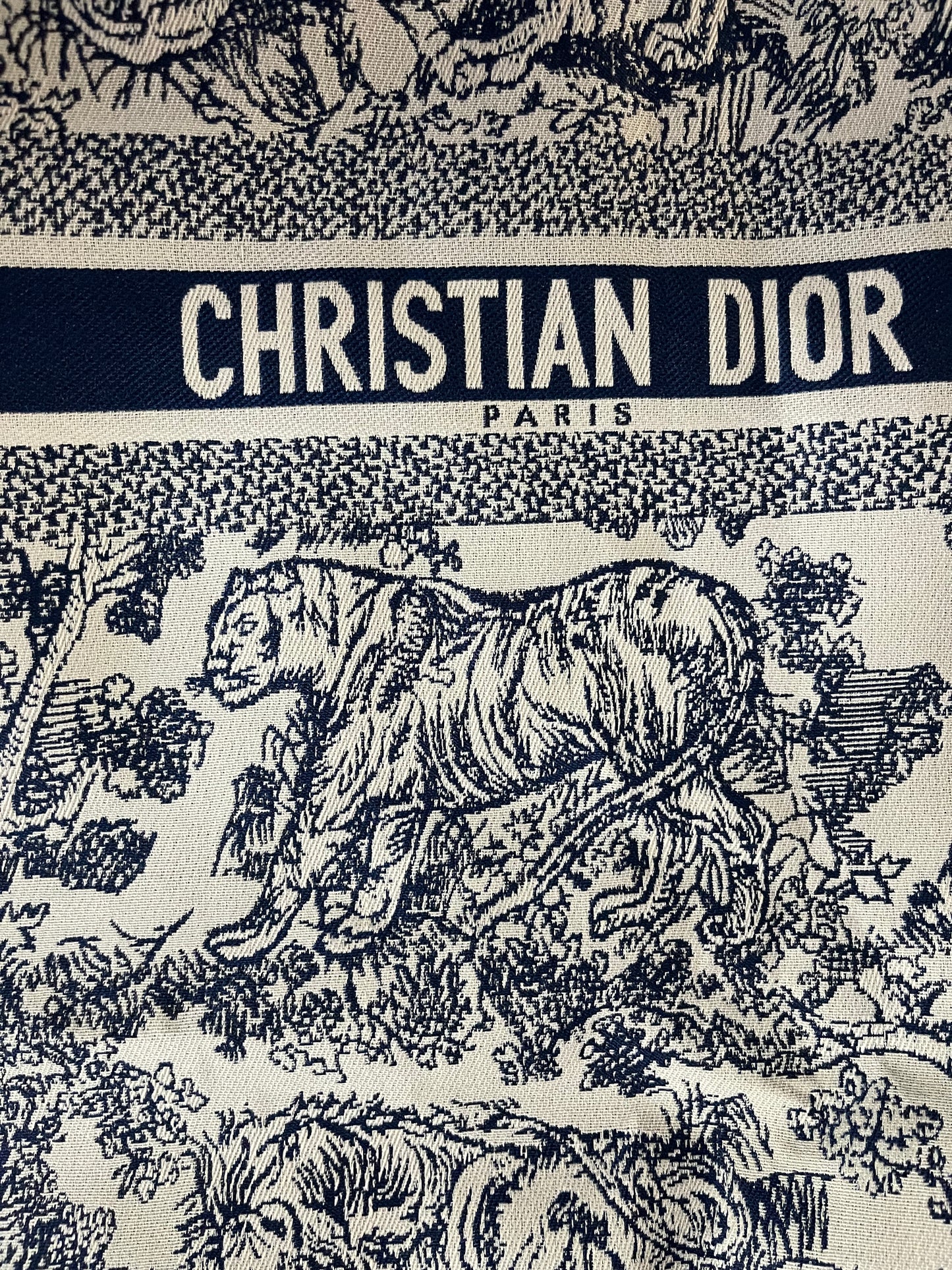 Dior Jacquard Fabric for Handmade Custom Dior Tote Bag