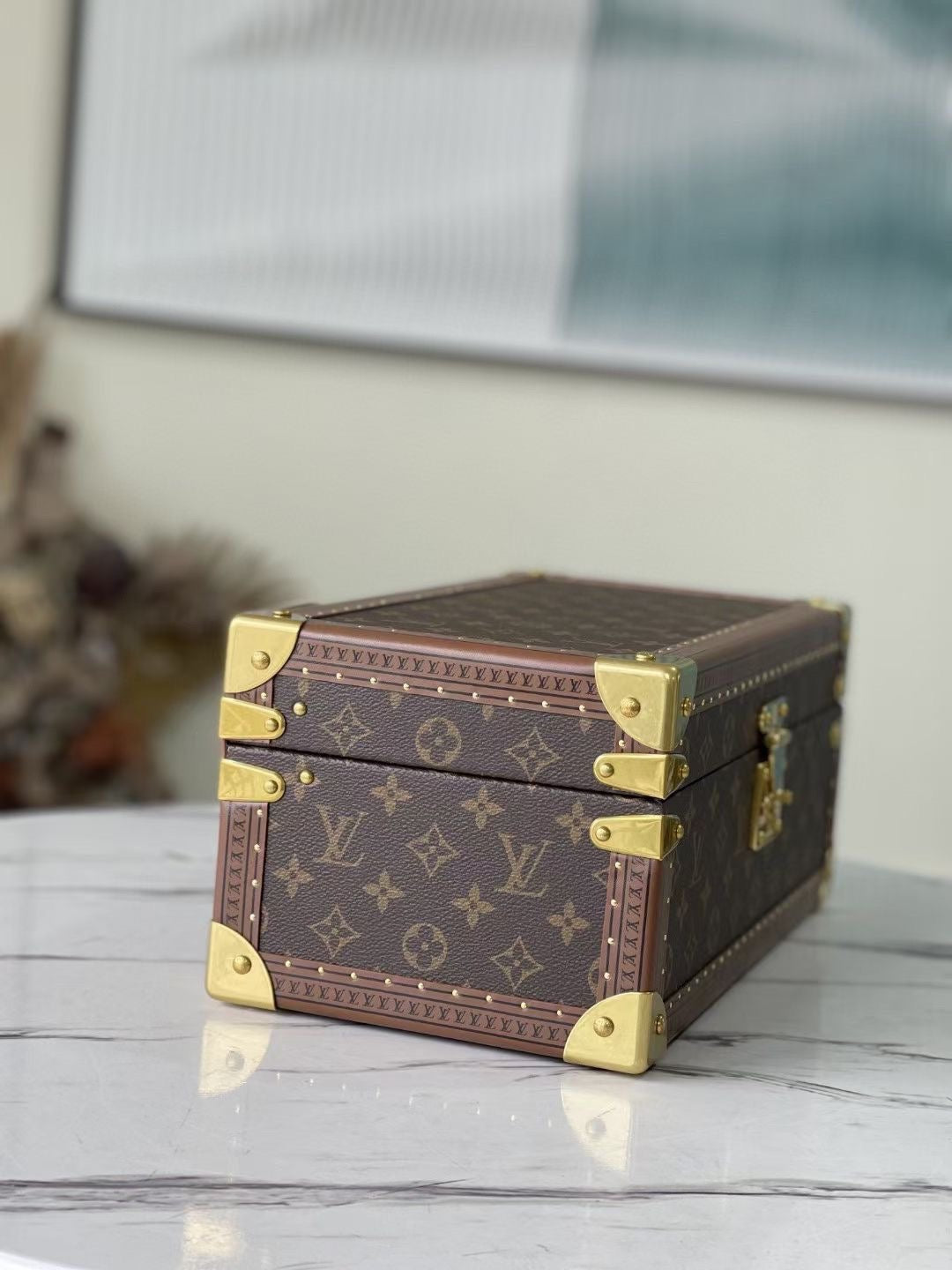 Custom LV  Accessories Box Jewelry Box Storage Box Monogram