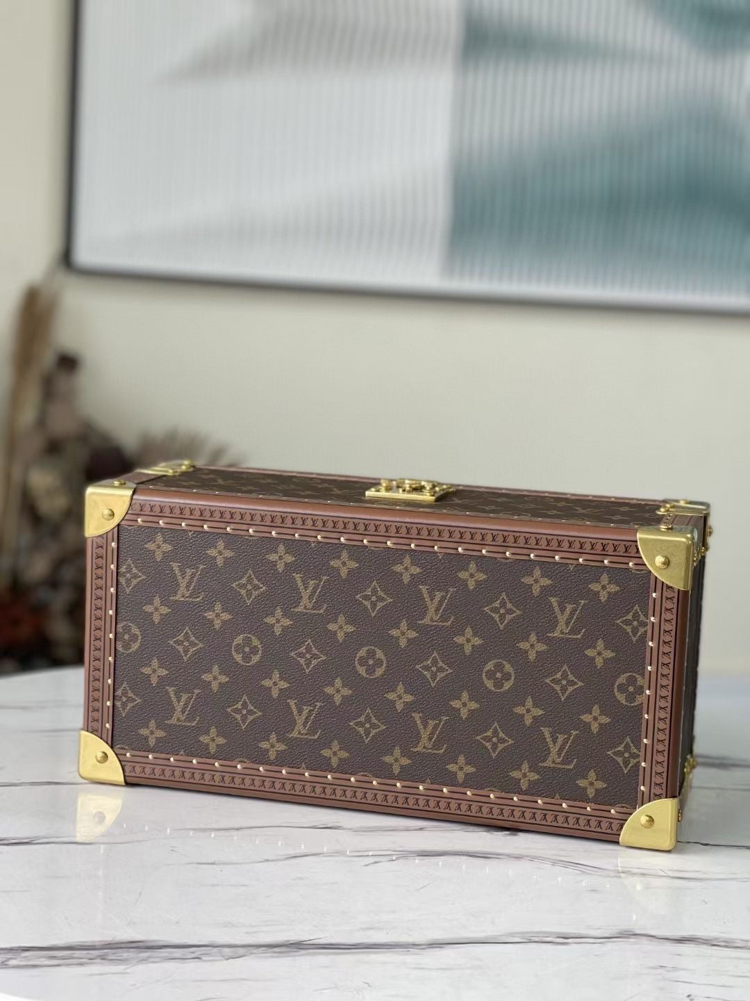 Custom LV  Accessories Box Jewelry Box Storage Box Monogram