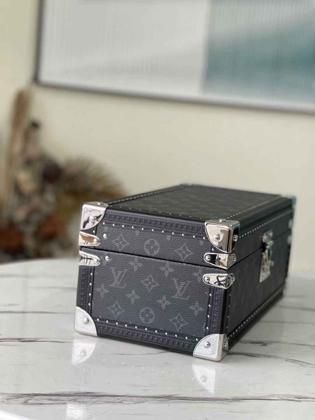 Custom LV  Accessories Box Jewelry Box Storage Box Monogram