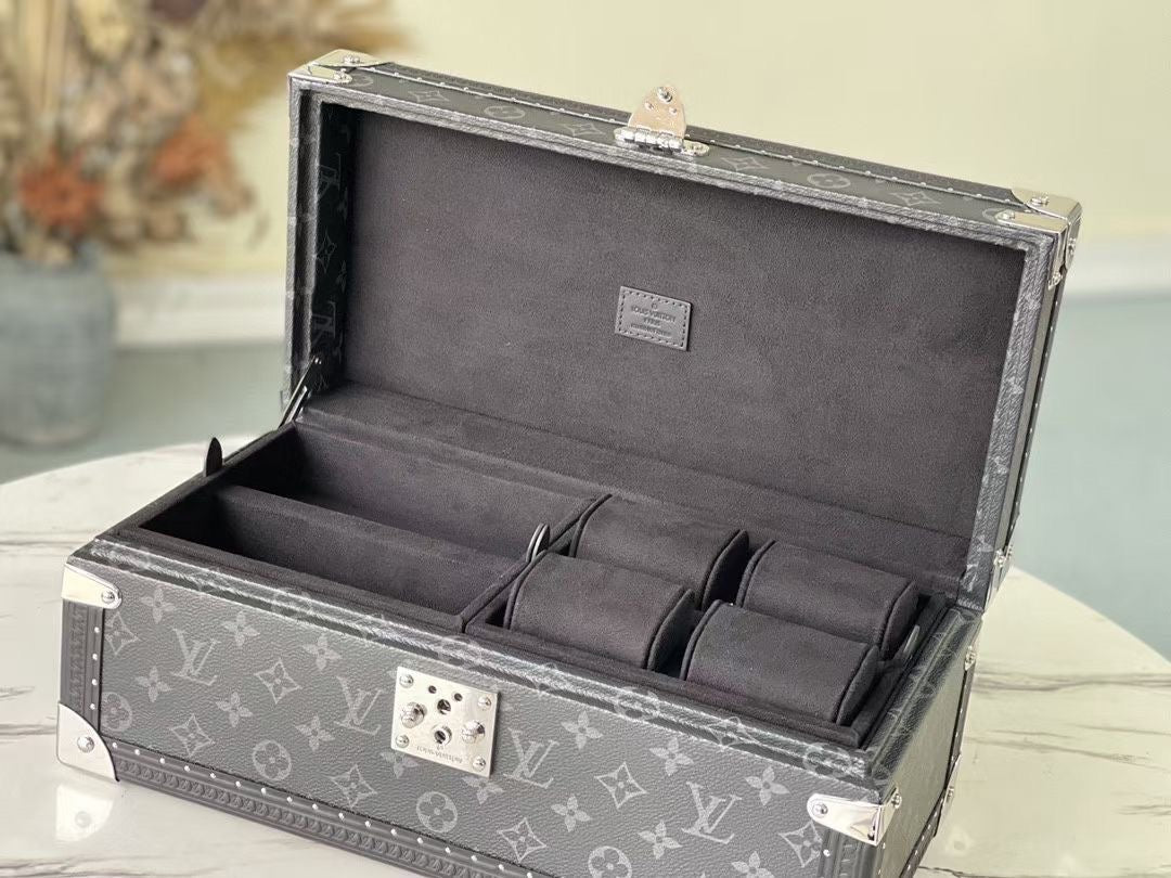 Custom LV  Accessories Box Jewelry Box Storage Box Monogram