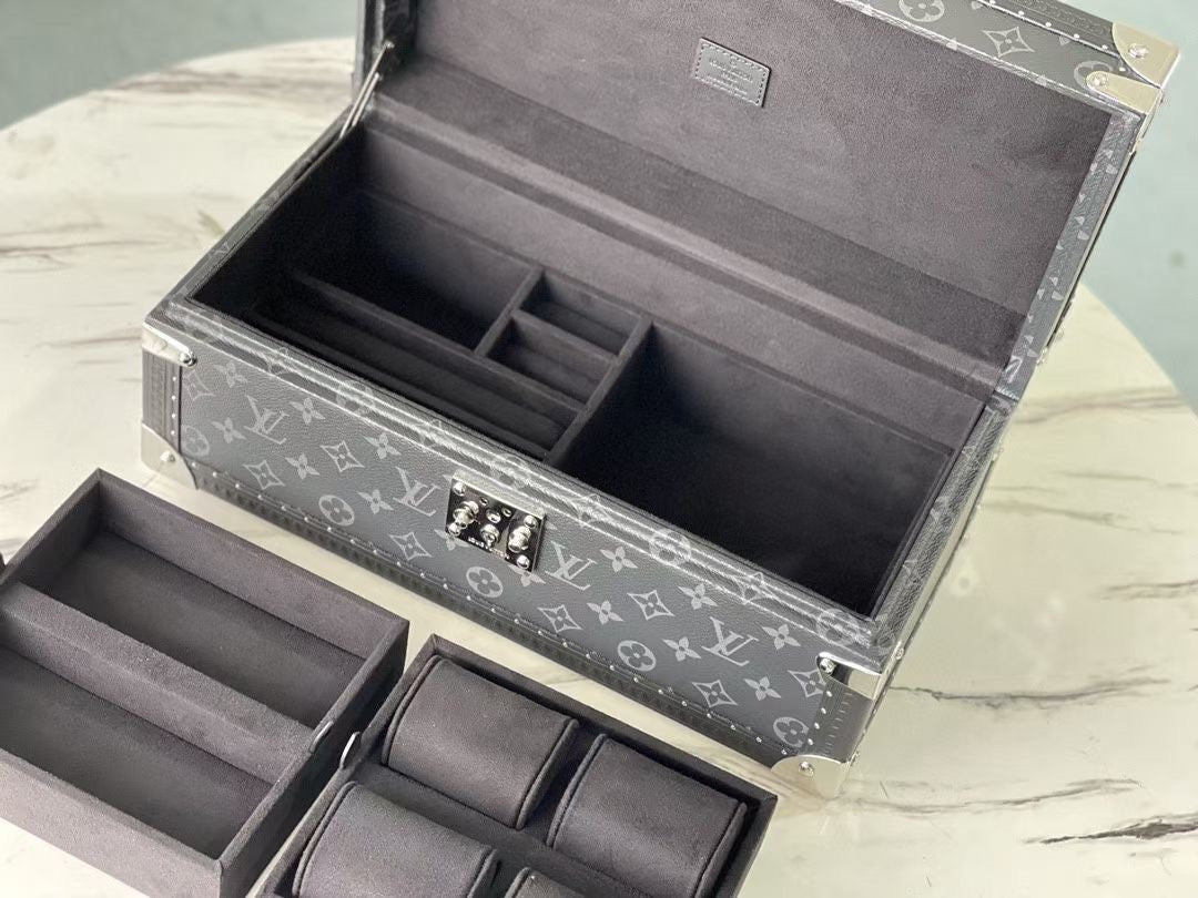 Custom LV  Accessories Box Jewelry Box Storage Box Monogram