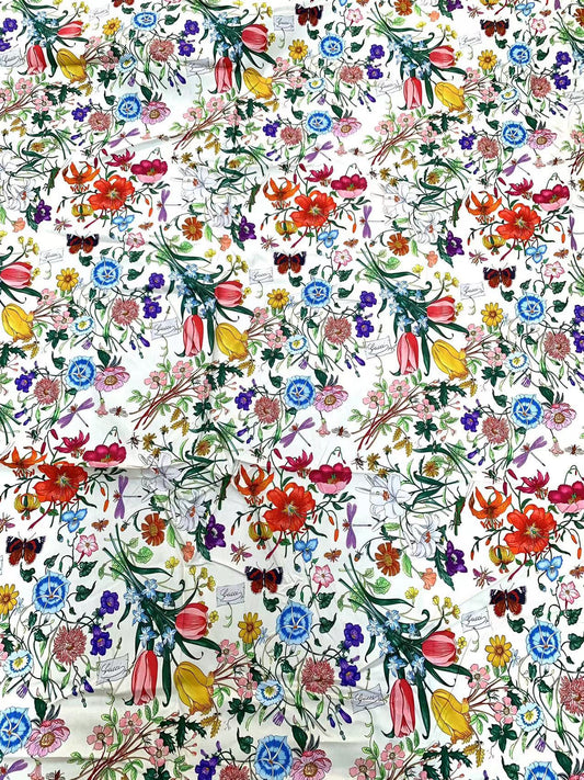 Floral Gucci Blooming Fabric For Custom DIY Upholstery Fabric Sold by Yard