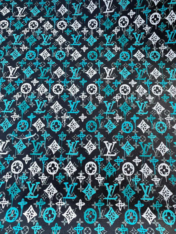 New Louis Vuitton Custom Leather Designer Fabric Car Wrap Vinyl