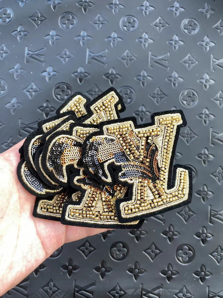 LV Embroidery Clothing Handmade DIY Patches