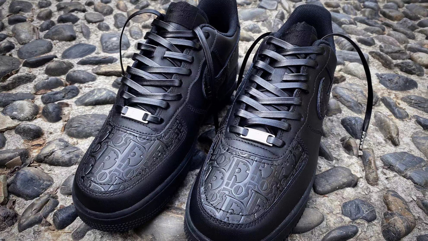 Brown Full LV Leather Air Force One Custom Sneaker for Woman – WendyCustom