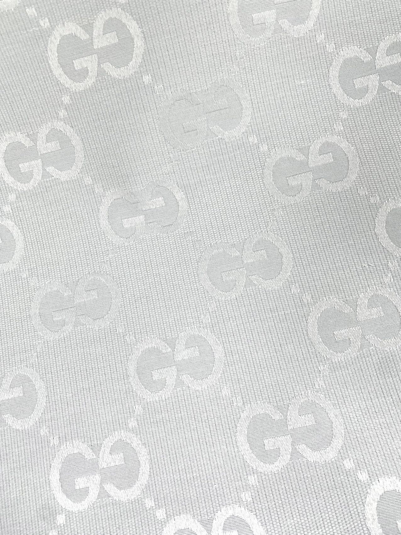 Classic Jumbo Gucci GG White Fabric for Shirt Jacket Custom Clothing