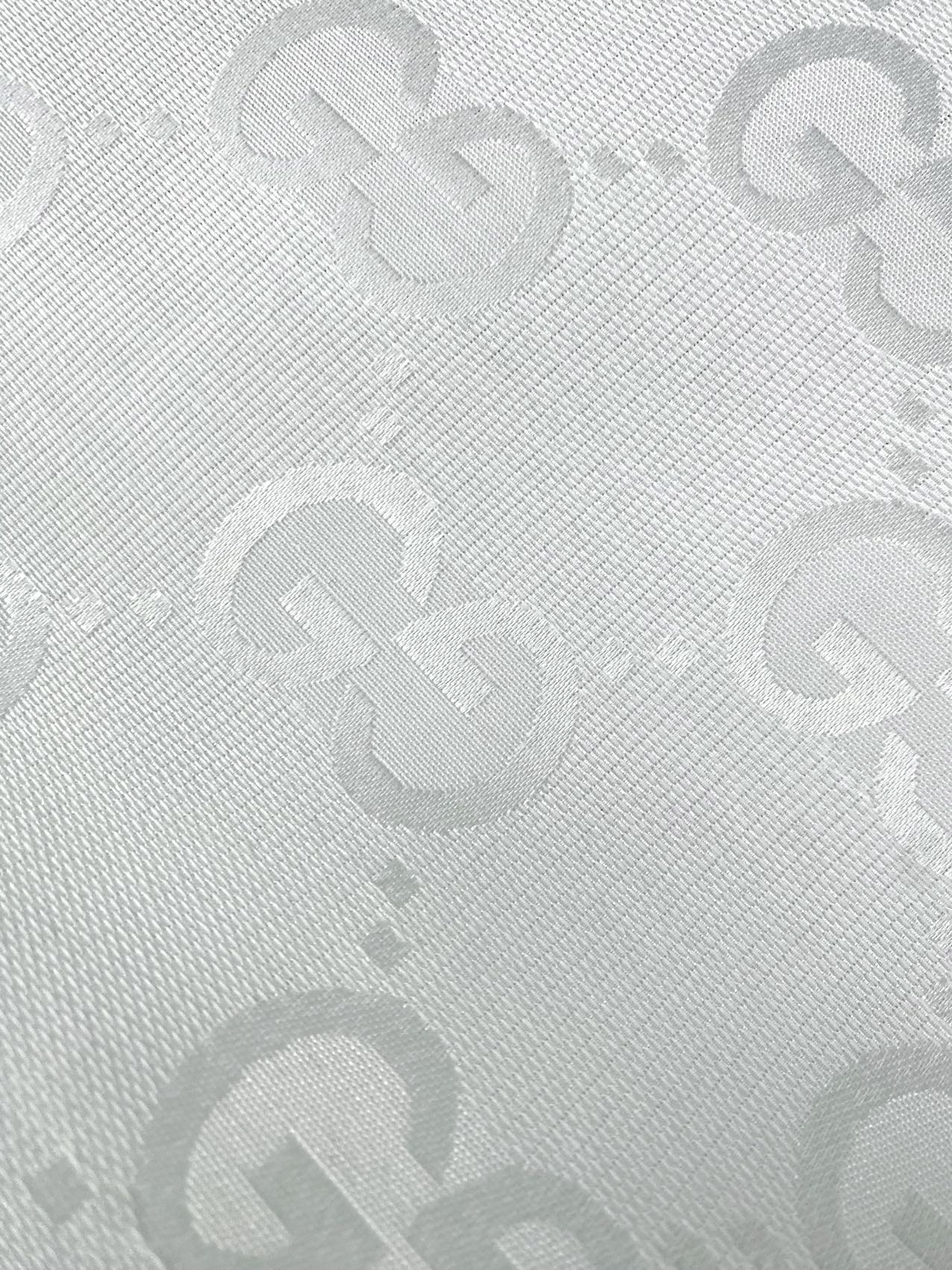 Classic Jumbo Gucci GG White Fabric for Shirt Jacket Custom Clothing