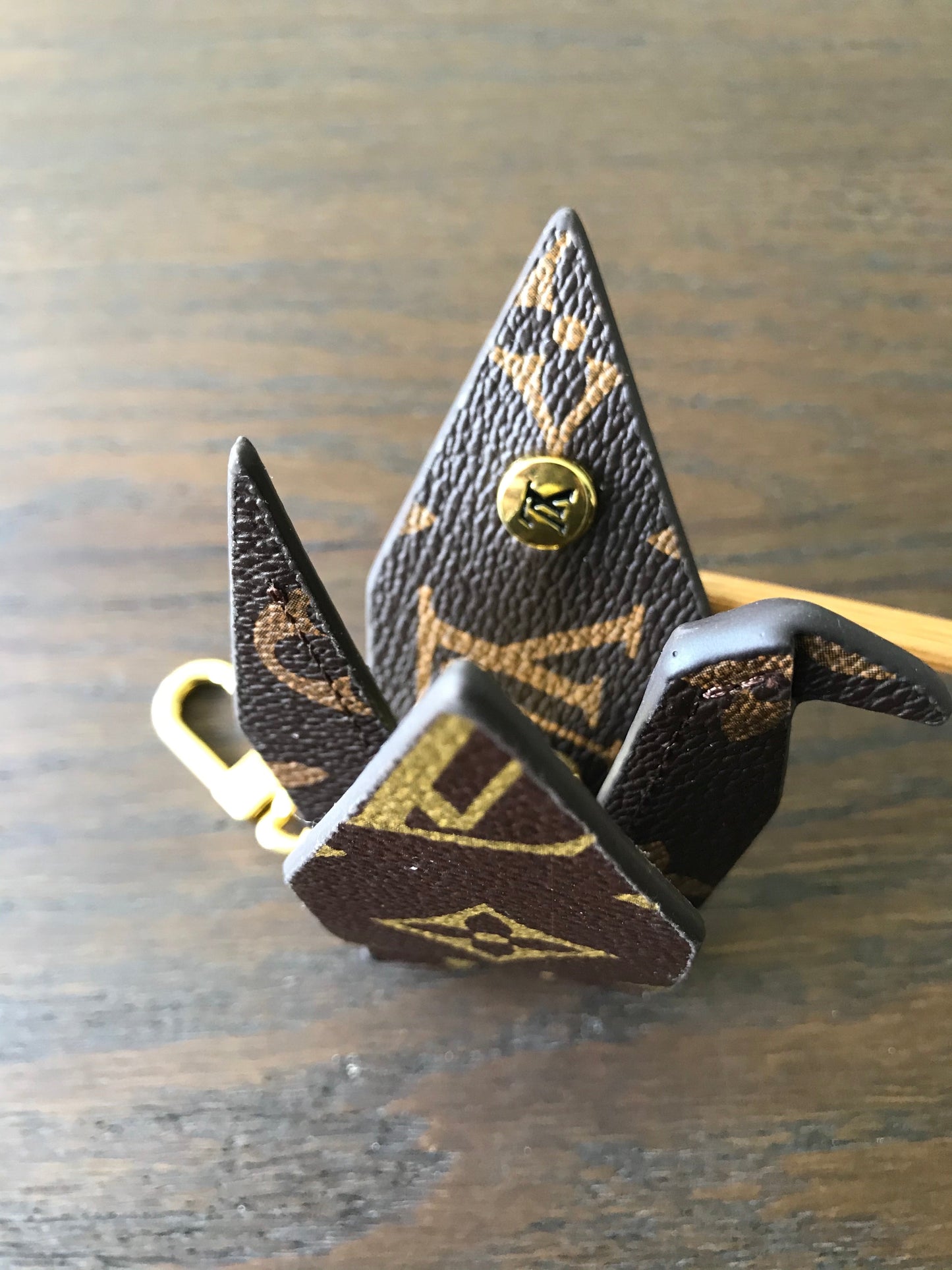 Trending LV Leather Crane Bag Charm