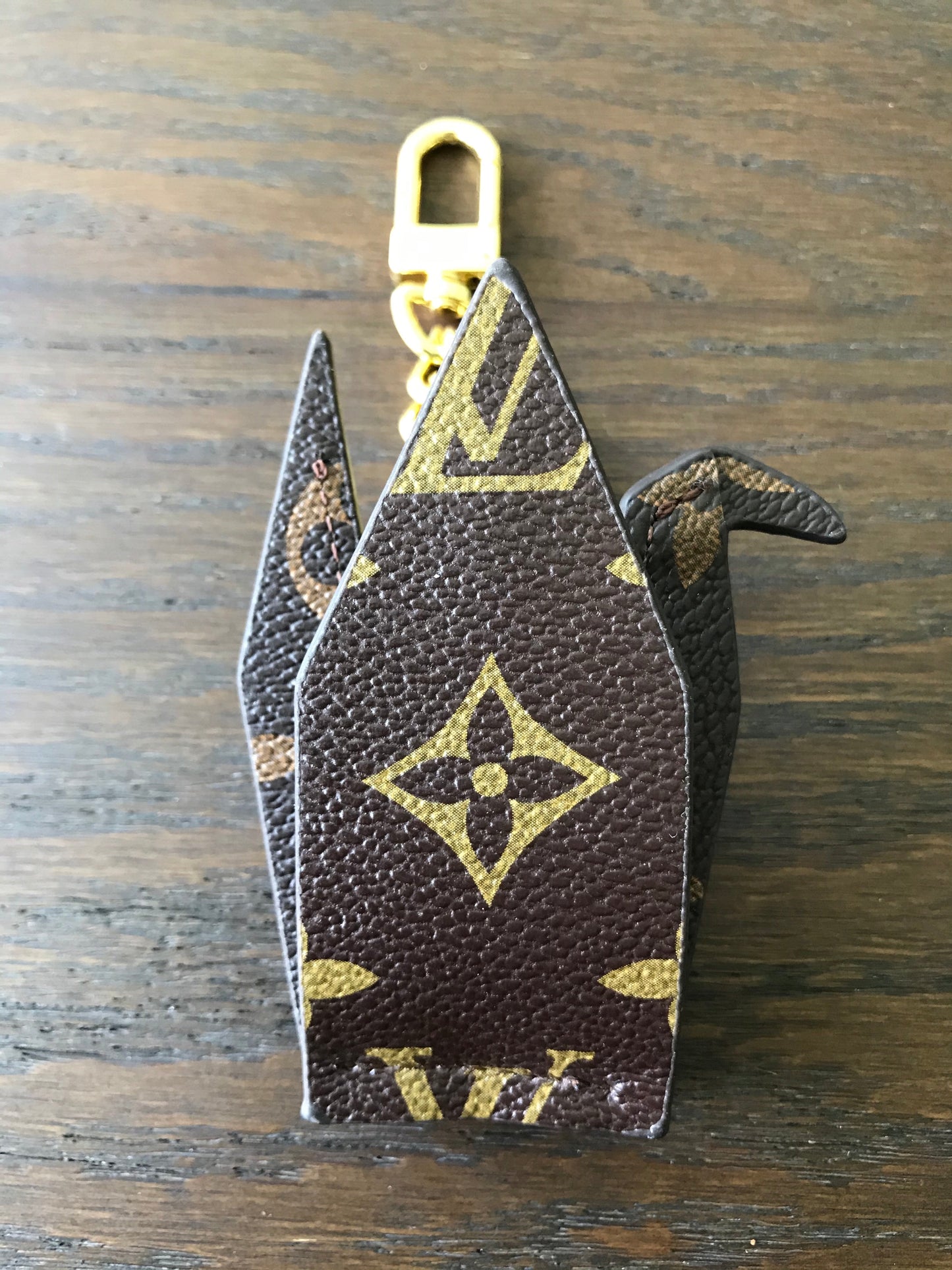 Trending LV Leather Crane Bag Charm