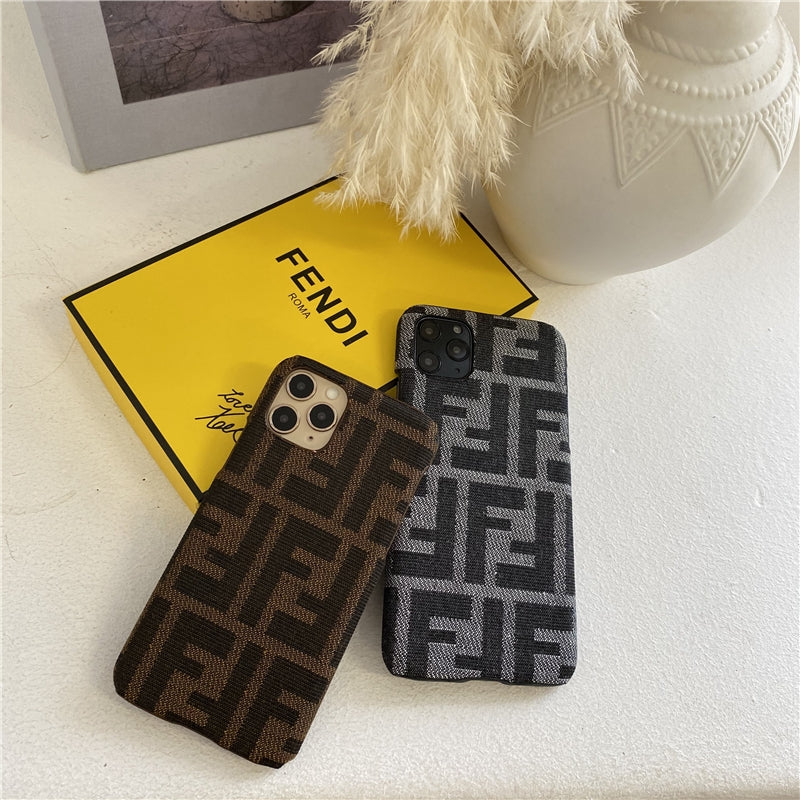 FENDI Fabric Knitting iPhone Case.