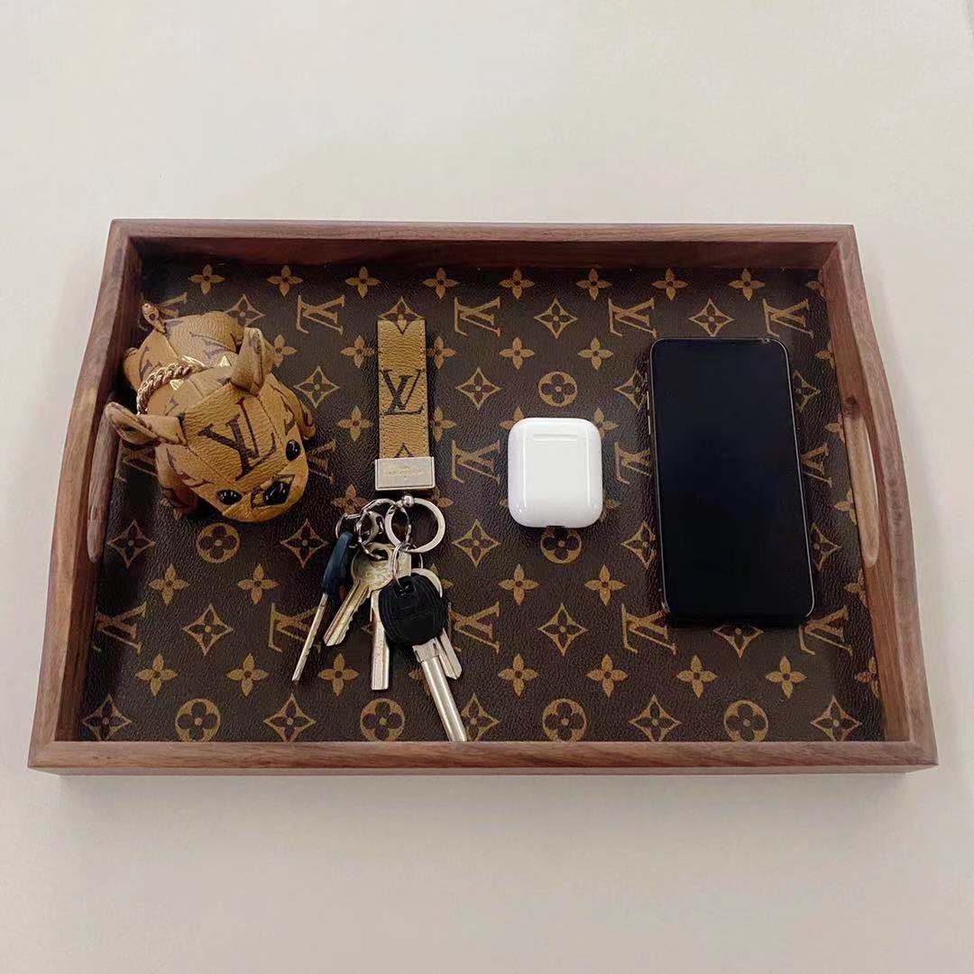 LV Wooden Tray