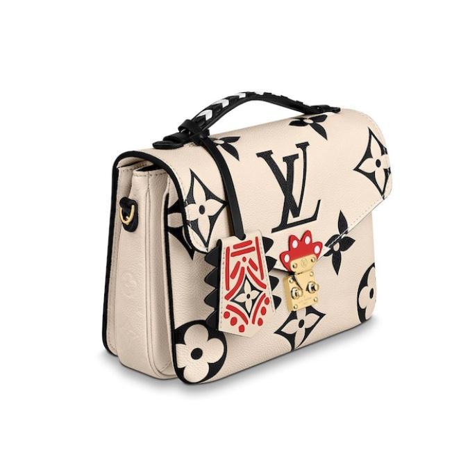 Colorful Big Letter LV Leather Vinyl Fabric for Bag