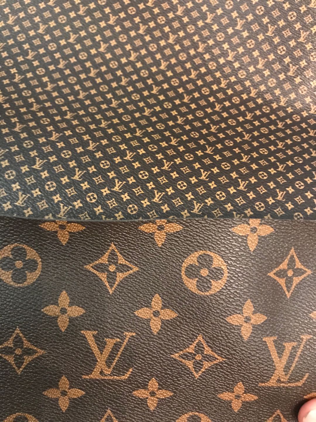 Mini Small  LV Leather Fabric for Bag and Crafting