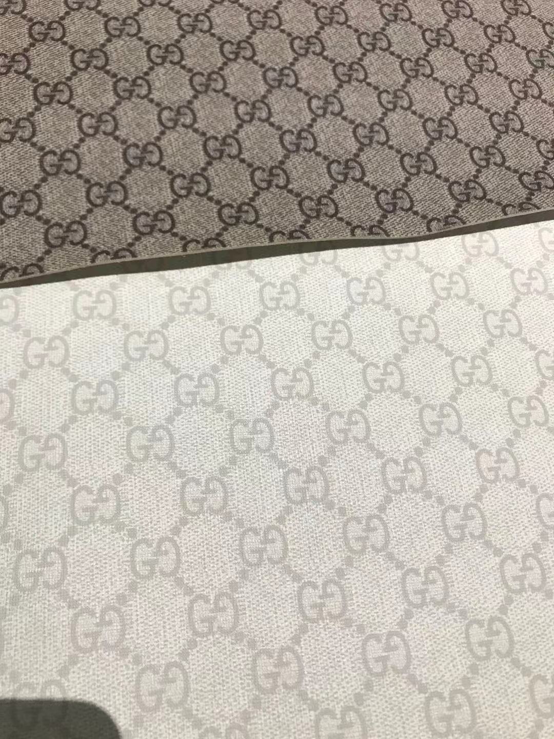 Cream GG Leather Fabric for Shoe Custom