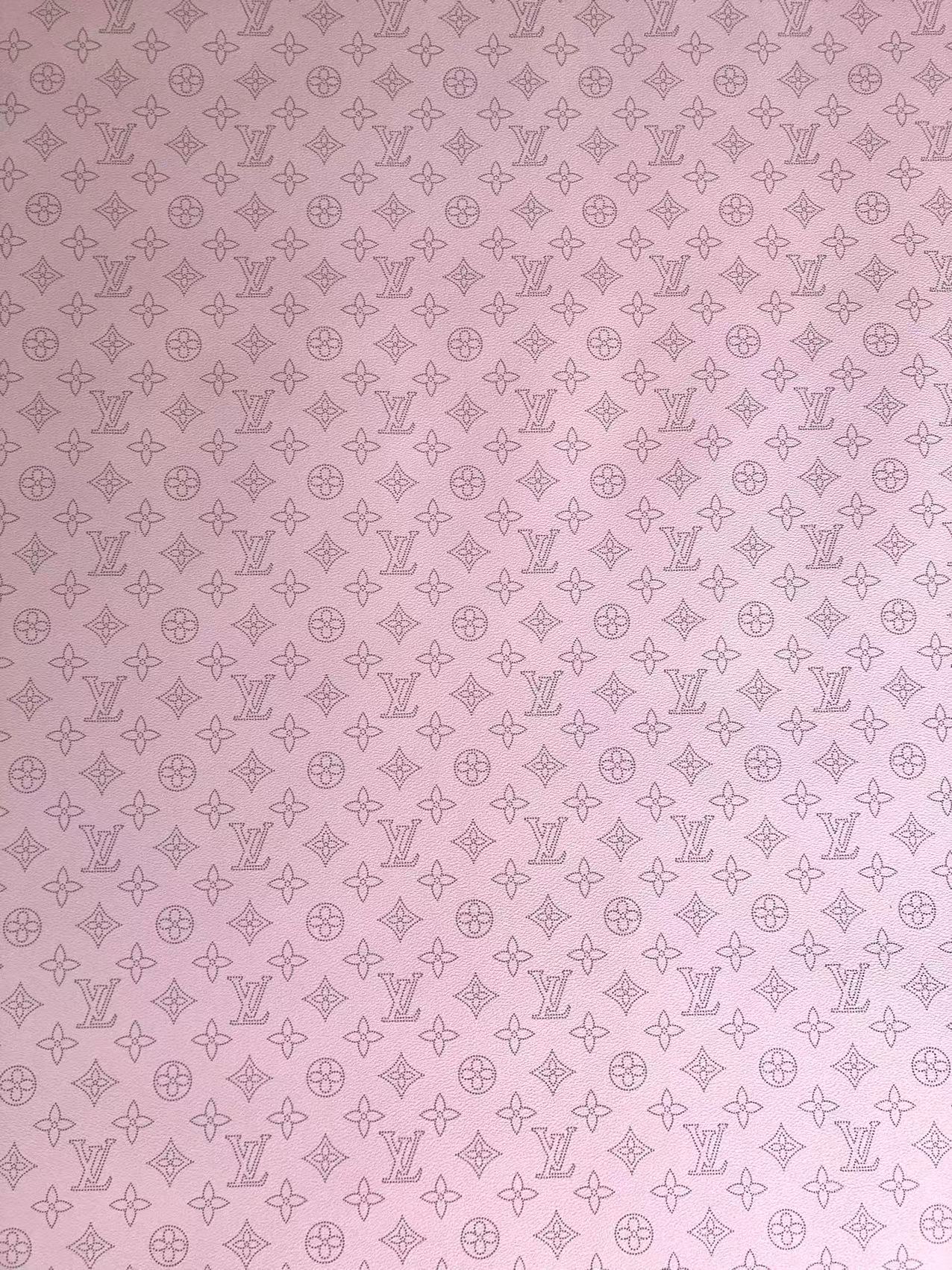 Pink Dot LV Leather for Custom Sneakers Bag Handcrafted