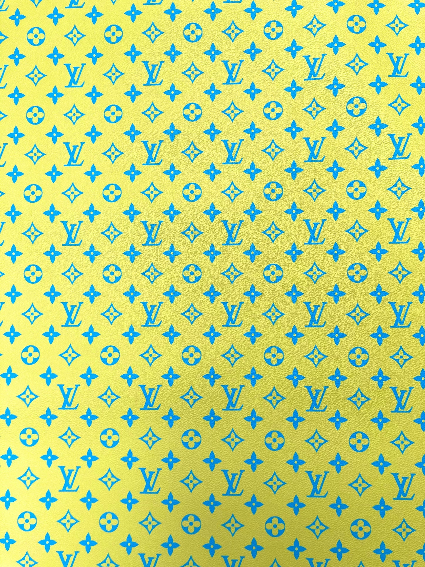 New Color Bright Yellow LV Monogram Designer Fabric for Keepall Bag