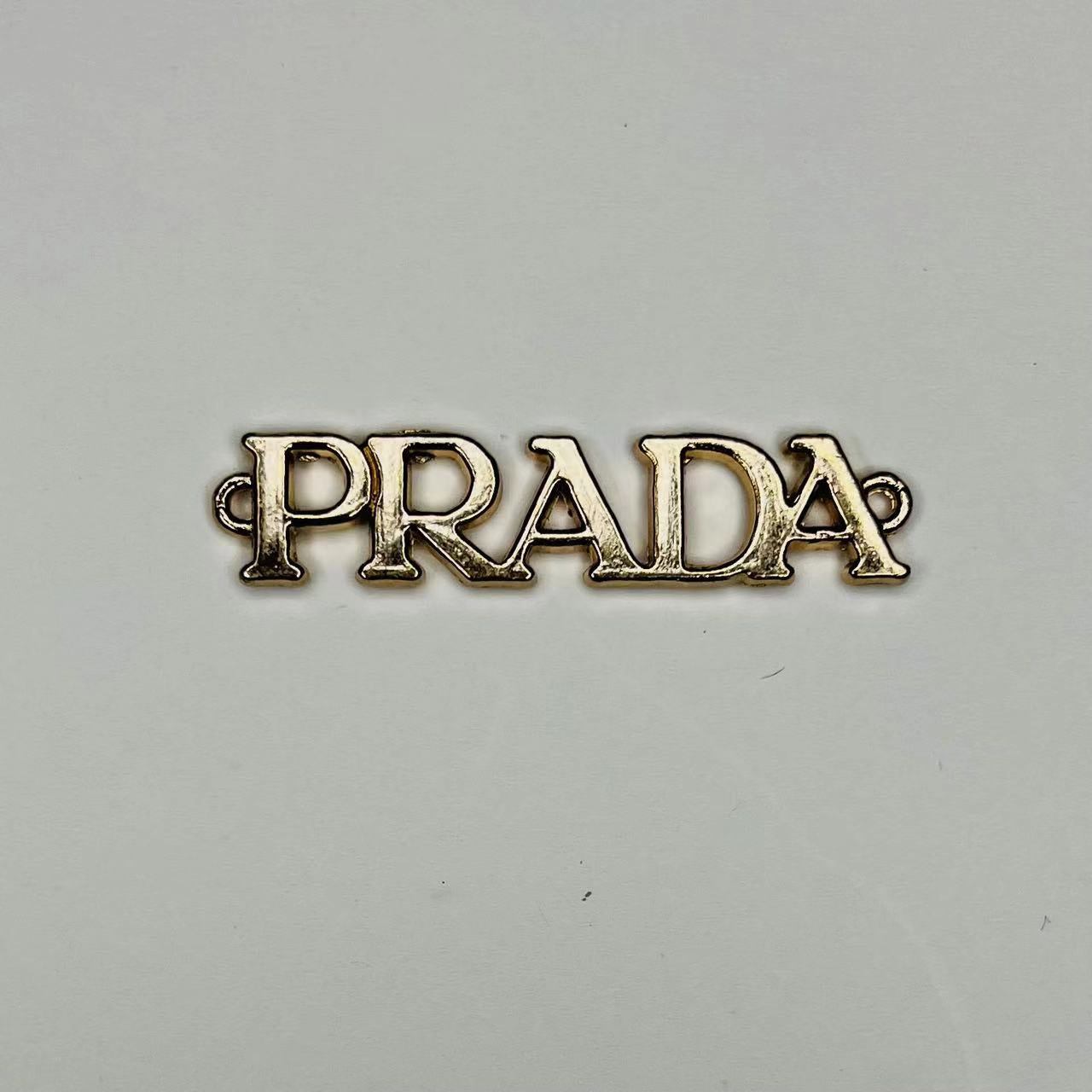 Handmade Prada Metal Charms for Crocs