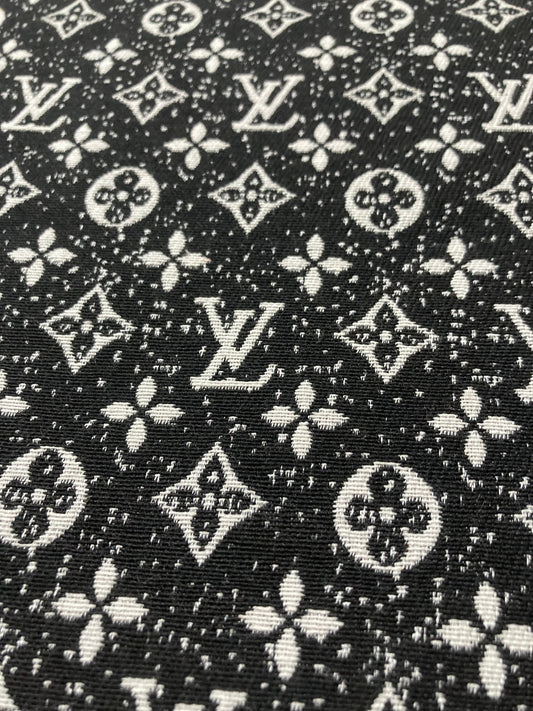 Handmade Fabric Flecks LV Jacquard for Custom Sneakers Home Deco