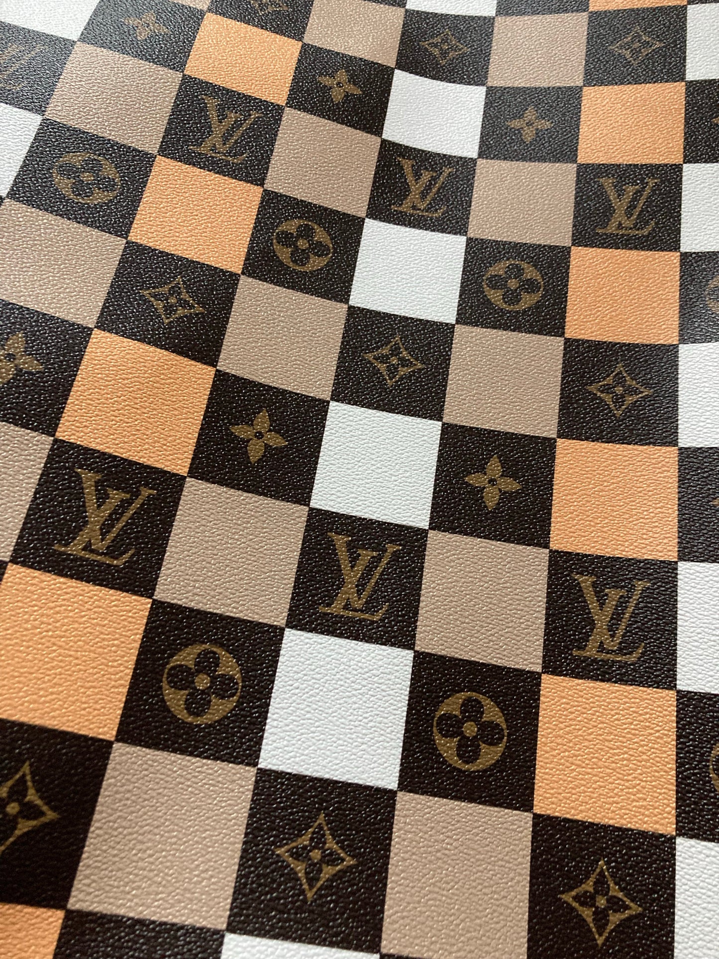 Check LV Letter Leather for Custom