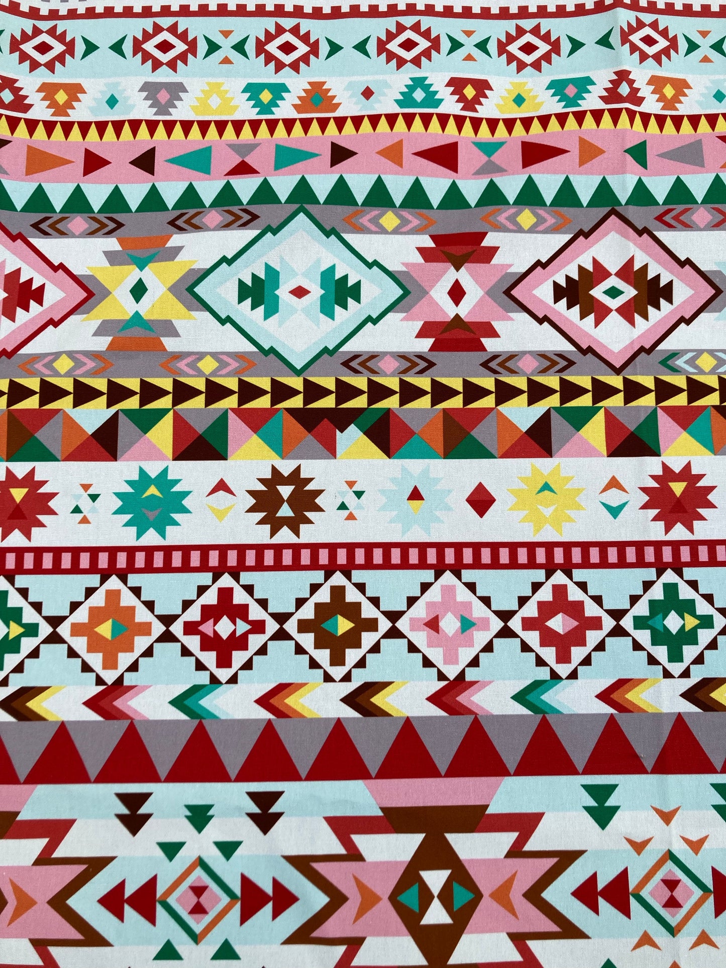 Cotton Tribe Pattern DIY Soft Fabric for Custom Sneaker