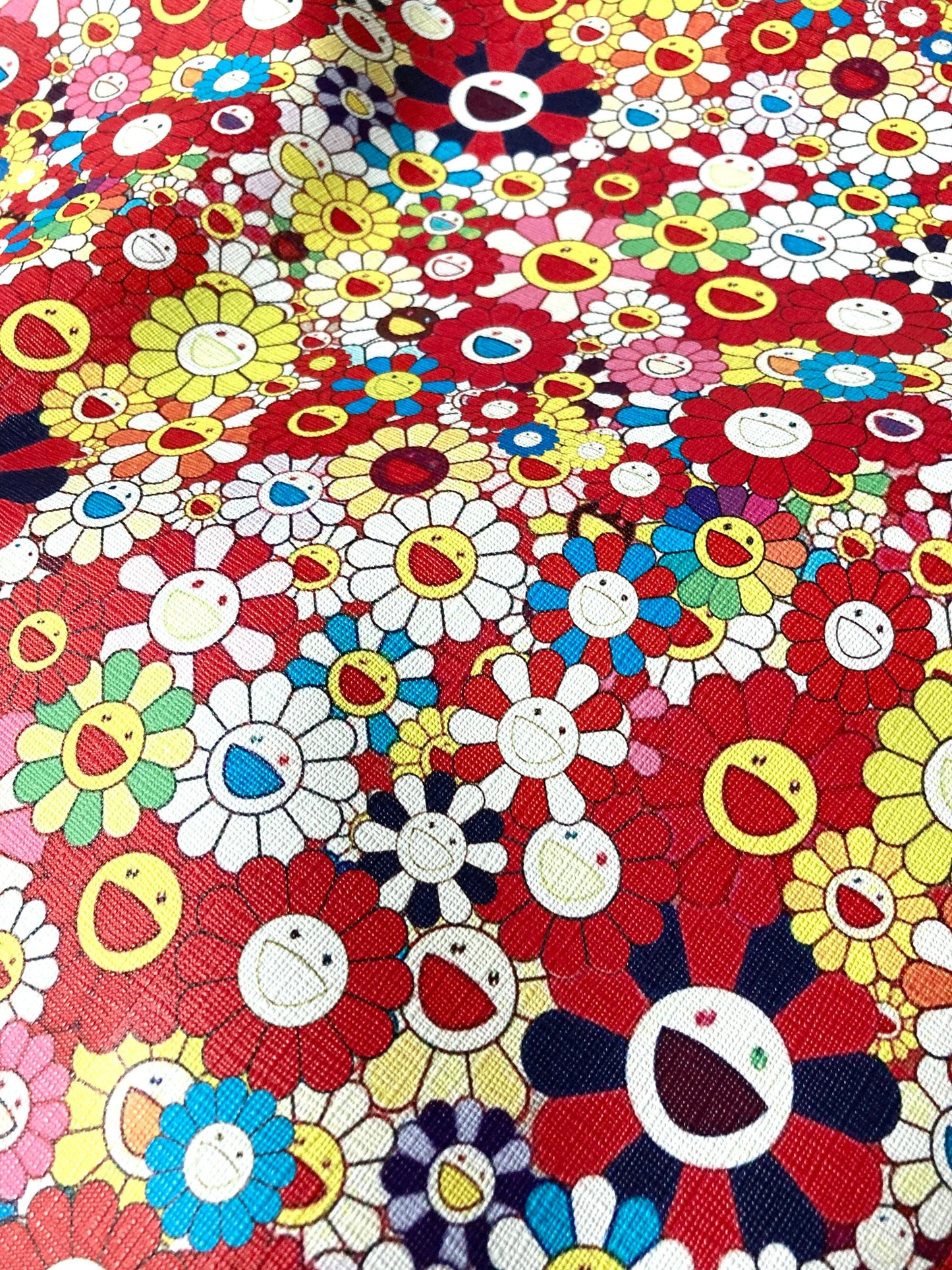 Murakami Takashi Leather Art Fabric for Custom