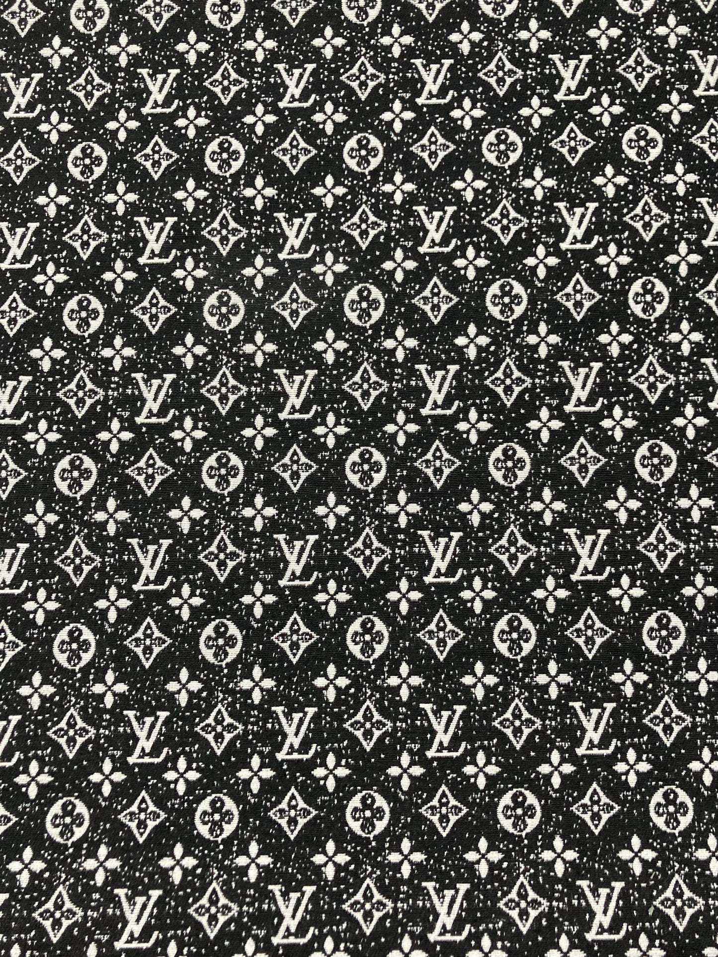 Handmade Fabric Flecks LV Jacquard for Custom Sneakers Home Deco